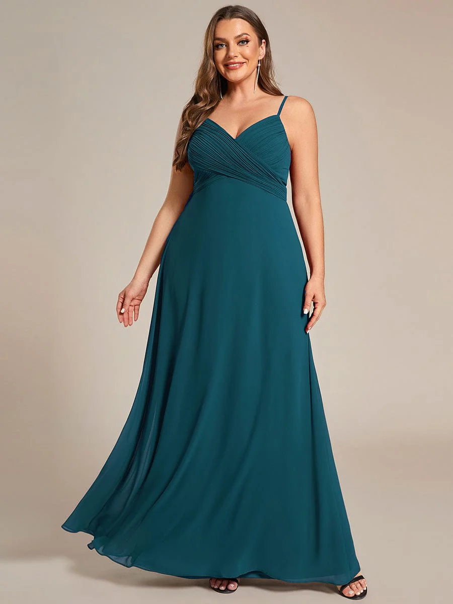 ever NOVA|Sweetheart Draped Back Maxi Bridesmaid Dress - Image 34