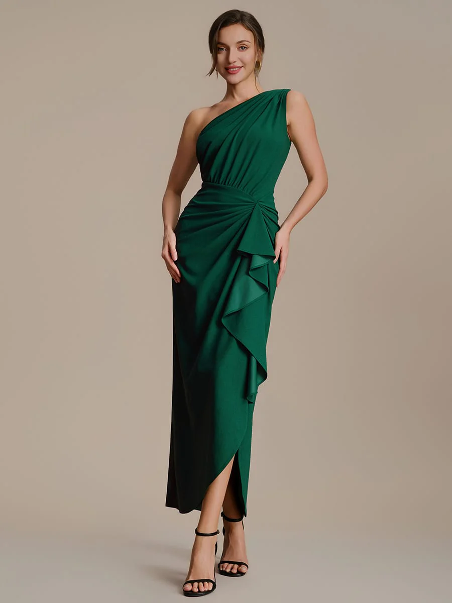 Thigh-High Slit Knit Sleeveless Dress - Image 22