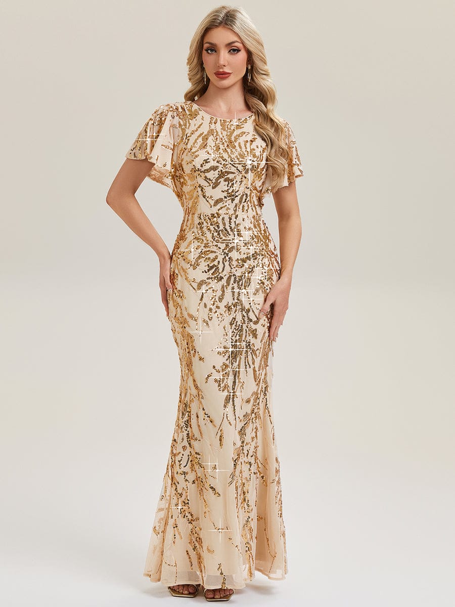 ever ROMY|Beaded Sequin Mermaid Evening Dress - Image 16
