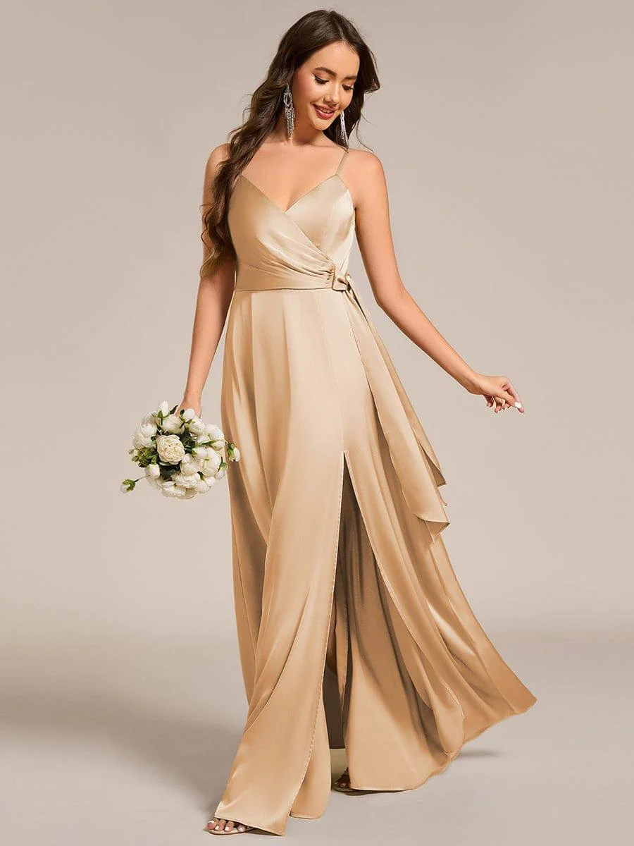 Top Picks Champagne Bridesmaid Gowns - Image 118