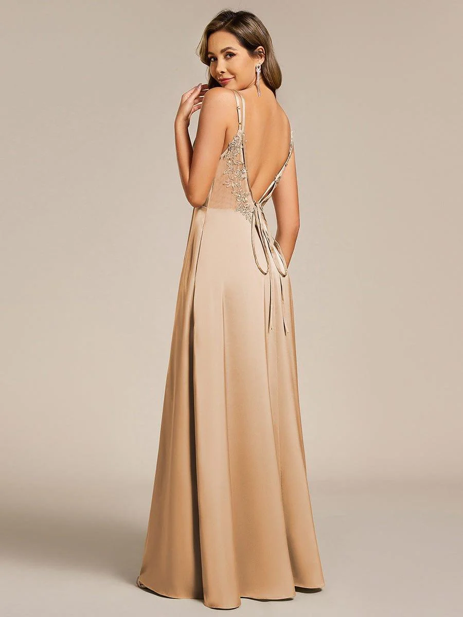 Top Picks Champagne Bridesmaid Gowns - Image 131