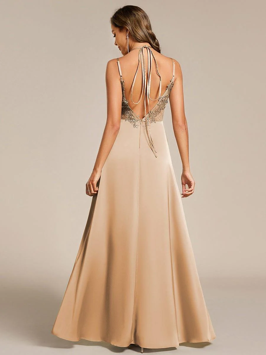 Top Picks Champagne Bridesmaid Gowns - Image 133