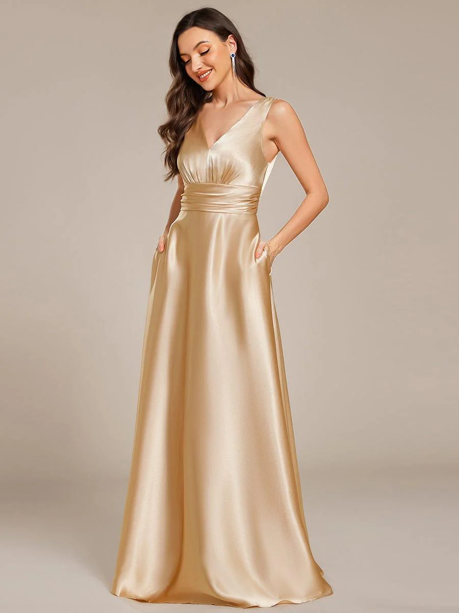 Top Picks Champagne Bridesmaid Gowns - Image 5
