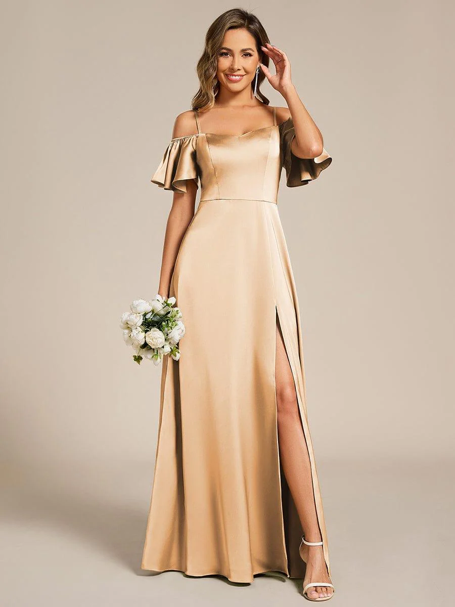 Top Picks Champagne Bridesmaid Gowns - Image 98