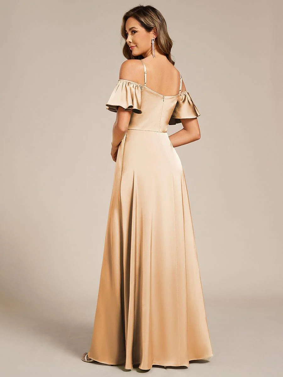 Top Picks Champagne Bridesmaid Gowns - Image 99