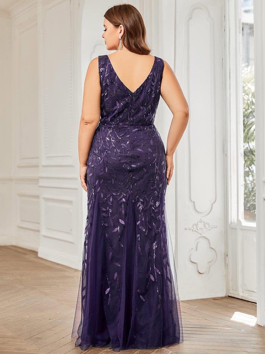 ever ORIEL|Women's Double V-Neck Fishtail Sequins Wedding Guest Dress - Image 76